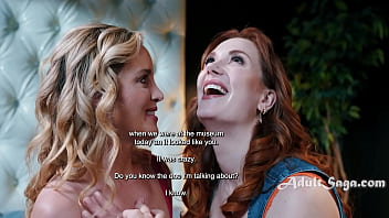 Preview 1 of Kluar Air Dari Memek - Long Distance Lesbo Lovers Find New Curves To Trace - Siri Dahl,  Charlie Forde