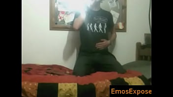 Preview 2 of Vr Lexi Titjob - Black hiared and smoking emo getting his hands in his pants By EmosExposed gays