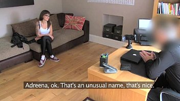 Preview 1 of Skill Bbw - FakeAgentUk Creampie filling for slim tattood local waitress