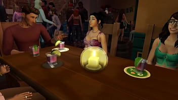 Preview 2 of Monica Miller - POV Bar Hopping in College Town - Sims 4 Porn Video