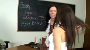 Preview 2 of In Anima - Girl on girl strap on fuck