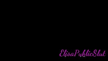 Preview 2 of Dinke - Gangbanged by 6 black guys in Toulouse | ElisaPublicSlut.com