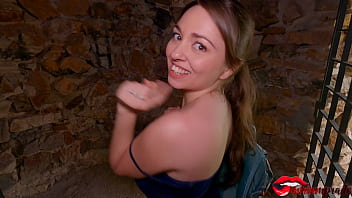 Preview 1 of Xxxxx Tits - amateur girl masturbates until she squirts on top of a watchtower / Miriam Prado