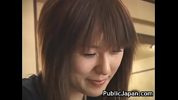 Preview 2 of Xxx Como 2018 - Hot Japanese doll gets some hard public