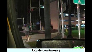Preview 3 of Mom Wont Let Son Leave - Getting a chick from public and fuck her for money 16
