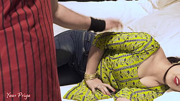 Preview 1 of Xxx Hot Bhabhi Desi Videos - Stepsis Priya Close to Orgasm When Stepbrother Came and Checking His Phone