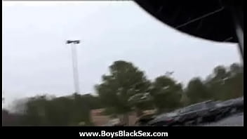 Preview 1 of Rep Bus Fuck - Black gay boys fuck white dudes hardcore style 10