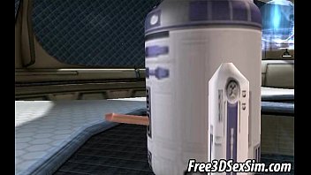 Preview 4 of Sex Bibes Videos - Foxy 3D cartoon babe getting fucked in a space ship