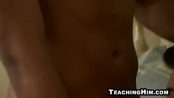 Preview 2 of Spa White - Ebony hunk JP Richards getting his hard cock sucked