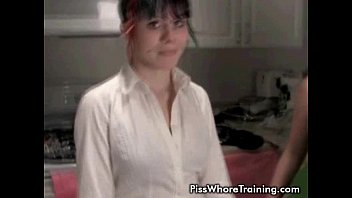 Preview 1 of Gurpo New - Cute little teen pisses into a cup