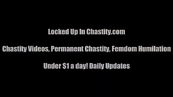 Preview 3 of Blacked Crazy - Randy Moore locks your useless cock up