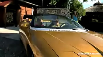 Preview 1 of Woman Nuru - Convertible Car Wash Threeway With Lyen