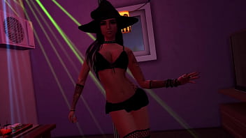 Preview 3 of Sxoxxx - Jozie Dark Halloween Tease - Sims 4 Porn Video