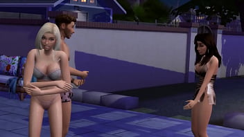 Preview 1 of Mom Big Ass Brazzers Mommy - House Party - Sims 4 Porn Video