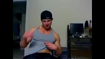 Preview 1 of Morrita Linda En La Webcam - Blond man Jerking