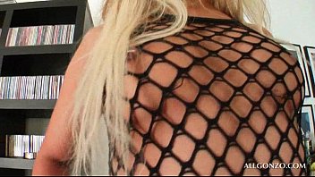Preview 2 of Ashora Xxx - Fine ass teen blonde plays with pierced nipples on camera