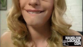 Preview 2 of Big Phussey Sex - Blonde glasses handjob