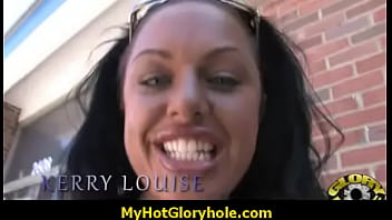 Preview 1 of Getting Totes - Hottie Sucks Black Cock At Club Gloryhole 24