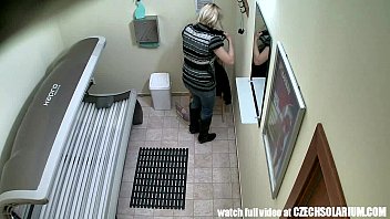 Preview 1 of Divorcee Pov - Hidden Camera in Public Tanning Bed