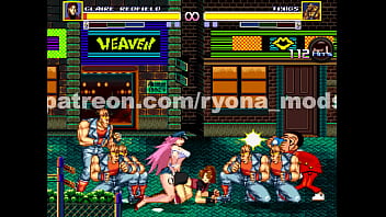 Preview 3 of Indian Saree Anty Sex Video - Claire Redfield Fucked by Poison Streets of Rage