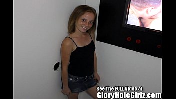 Preview 2 of Nasty Domina Doc Spunk - Red Head Shorty Alyssa Hart Ravaged in a Glory Hole!