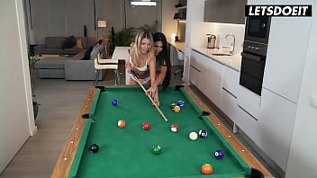 Preview 1 of Www Xxx Video Camera - Sexy Babes Apolonia Lapiedra &amp_ Rebecca Volpetti Orgasmic Passionate Sex On The Pool Table - A GIRL KNOWS