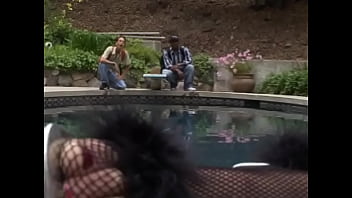 Preview 1 of Neket Video Xx - Blonde outdoor interracial dp