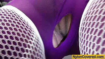 Preview 2 of Alter Porno - Riding a fake penis in panty-hose