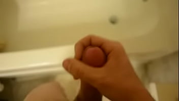 Preview 3 of Bad Tuch Xxx - Jack off in the shower. Hot cum. huge white cock. cumshot