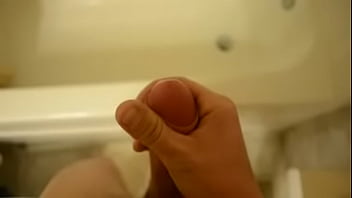 Preview 4 of Bad Tuch Xxx - Jack off in the shower. Hot cum. huge white cock. cumshot