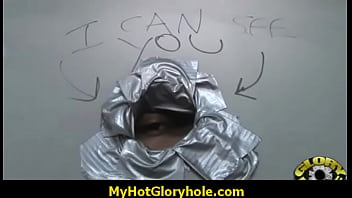 Preview 2 of Boop Pressing Sucking - Gloryhole interracial cock licking and sucking 5