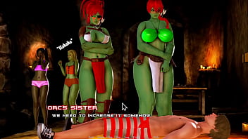 Preview 3 of Wichs Cei - A mistress Orc has appeared (Breeding Island) Ep 23