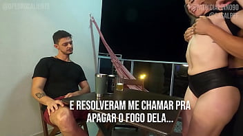 Preview 2 of Any Mala Fuck Girl - CAP&Iacute_TULO #23 - TRANSEI COM UMA CASADA (na frente do corno!) - Parte 1
