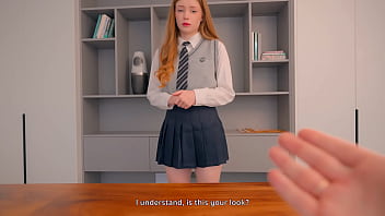 Preview 1 of Seks Muncerat - Principal Caught School girl on Webcam Site! Rough Fuck or Expulsion - It&#039_s Your Choice,  Cute!