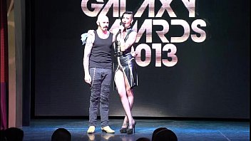 Preview 4 of Cutieys Touching Tit - Galaxy Awards 2013handbrake baix