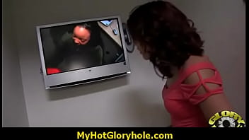 Preview 2 of Moriahmills Pornstar - Interracial glory-hole dick licking 2