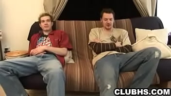 Preview 3 of Angele Wate - Two horny amateur hunks tugging on their hard cocks
