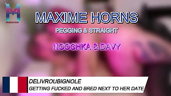 Preview 3 of Emmi Fingering - While he was cooking,  we were fucking Noochka2 pegged me hard and deep,  I moaned like a slutThen I made her squirt ...
