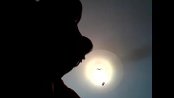 Preview 4 of Model Tudung Lukis Badan Bugil - dripping cum from my cock