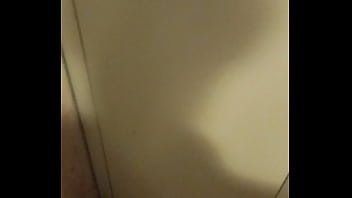 Preview 2 of Hairy Futanaria - In the elevator sexy guy without a shirt shows his dick