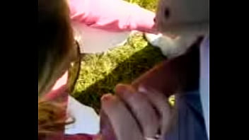 Preview 4 of Cuump - Laura blowjob in a field