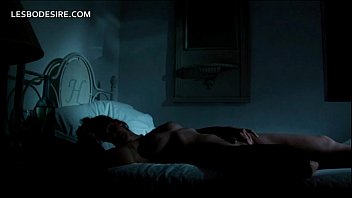 Preview 2 of Layla Jerking Off Step Bro - Superb brunette lesbos making sweet love in bed
