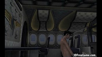 Preview 4 of Hindi Nxxxnxxsey Com - Hot 3D stewardess getting fucked by the captain