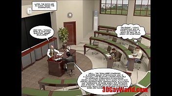 Preview 1 of 16 Seku - FIRST TIME GAY FUCK ON EXAM 3D Gay Cartoon Animated Comics