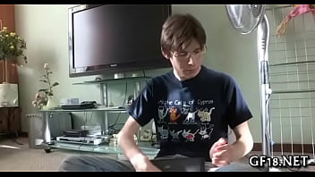 Preview 2 of Real Rap School Girl Japan - Kinky spectacled lad holds hand