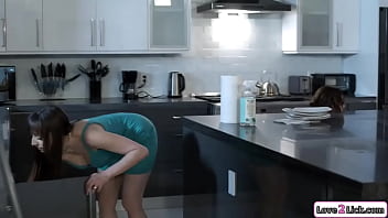 Preview 1 of Dese Girl Sex - My petite stepdaughters 1st time pussy licking is quite good
