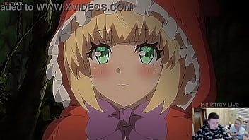 Preview 3 of Gorda Perreo - Hentai Anime (Little Red Riding Hood And Big Gray Wolf)