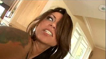 Preview 3 of Vegire Mom - Brunette MILF gets fucked doggystyle in the kitchen