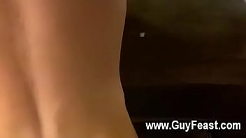 Preview 2 of Nnijbcofg - Gay movie William sucks Trace&#039_s shlong before this chab takes it up