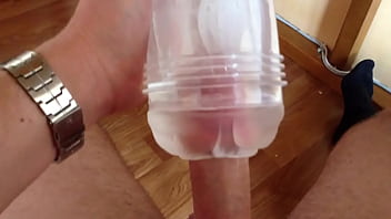 Preview 1 of 80s Strip - Cumming into fleshlight